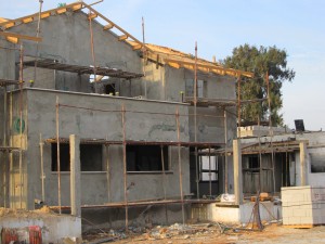 שכונה ב' החדשה בבנייה