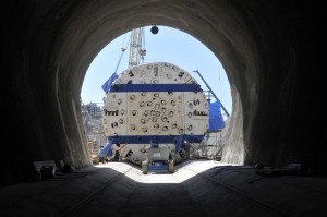 ראש המקדח קו הרכבת המהירה לי-ם