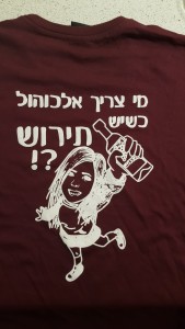 חנוכה נעורים חולצה עדי תירוש 2015