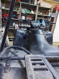 טרקטורון היחידה בכוננות זינוק