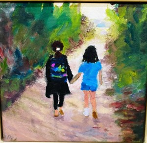 נאוה תמונה נכדות הולכות