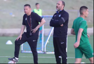 עם ברק בכר, מאמן מכבי חיפה